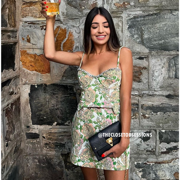 ZARA BLOGGER FAVE!!! Floral Mini Dress NWT - Picture 7 of 16